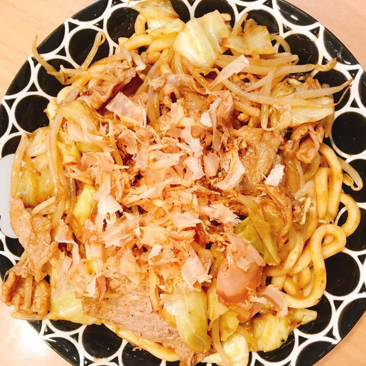 焼きうどん ウスターソース&しょうゆver